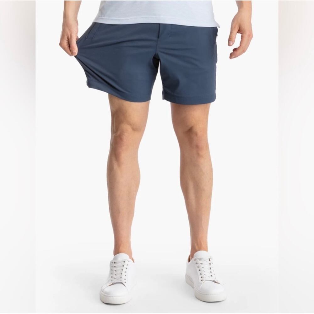 Birddogs Khaki Shorts Men's XL 9” Lined Navy Indianapolis Jones Activewear